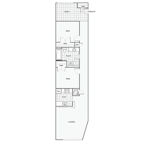 Floorplan Image | Blue Ribbon Lofts