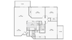 Twelve501 Apartment Homes Apartments For Rent Burnsville MN 55337 Floor Plan