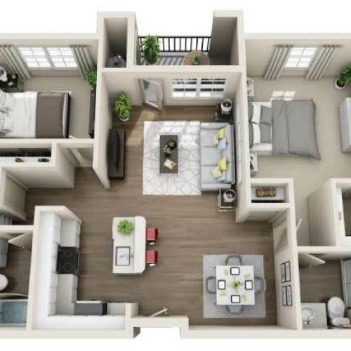 Arrive Los Carneros Apartments For Rent Goleta CA 93117 Floor Plan