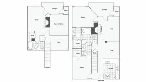 Floor Plan 9 | Atlanta Apartments | Arrive Perimeter