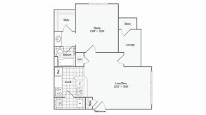 Arrive Buckhead Luxury Apartment Homes for Rent in Atlanta GA 30324 Floor Plan