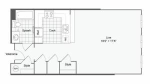 Floor Plan 3 | Alamo Heights Luxury Apartments | Arrive Eilan