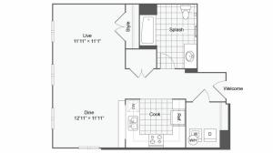 Floor Plan 10 | Apartments In Alamo Heights San Antonio | Arrive Eilan