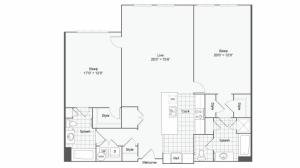 Floor Plan 80| Alamo Apartments San Antonio TX | Arrive Eilan