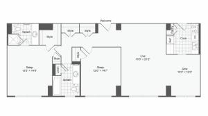 Floor Plan Image | Apartments Near Johns Hopkins | The Social North Charles