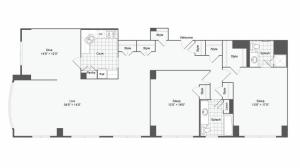 Floor Plan 5 | Johns Hopkins Apartments | The Social North Charles