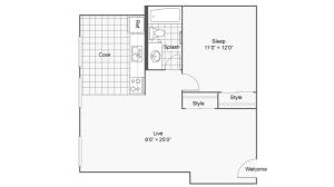 Floor Plan 5 | Apartments In Denver Colorado | Renew on Stout