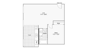 Floor Plan 6 | Apartments In Denver Colorado | Renew on Stout