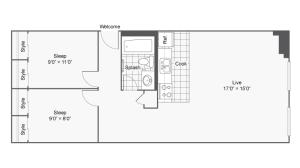Floor Plan 20 | Apartments In Denver Colorado | Renew on Stout