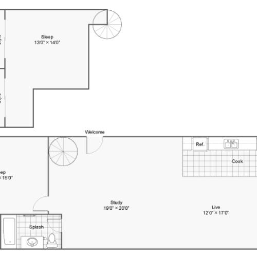 Floor Plan 11 | Apartments In Denver Colorado | Renew on Stout
