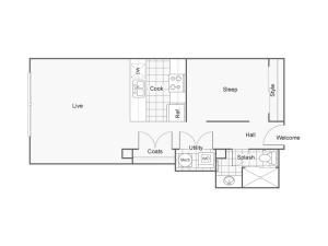 Floor Plan 12 | Studio Apartments Downtown Wichita KS | ReNew Wichita