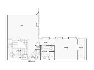 Floor Plan 13 | Wichita Kansas Apartments | ReNew Wichita