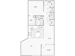Floor Plan 42 | Studio Apartments Downtown Wichita KS | ReNew Wichita
