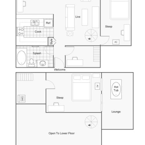 Floor Plan  | The Social West Student Spaces for Rent in Fort Collins CO 80521