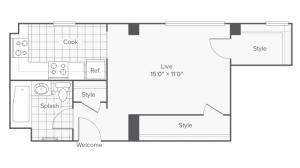 Floor Plan | The Windham Apartments Apartment Homes for Rent in Seattle WA 98121