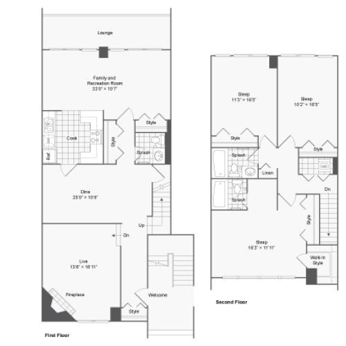 Floor Plan | Arrive 2801 Apartment Homes for Rent in Alexandria VA 22302