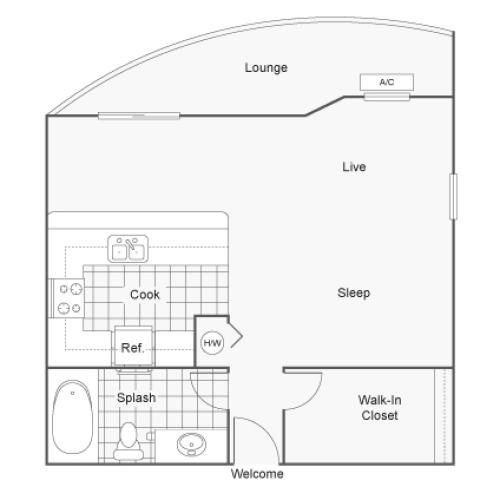 Floor Plan Image | The Social West Apartment Homes for Rent in Fort Collins CO 80521