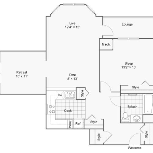 Floor Plan Image | Zen Easton
