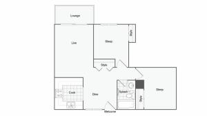 Floor Plan 6 | Port Orchard Washington Apartments | The Clubhouse at Port Orchard