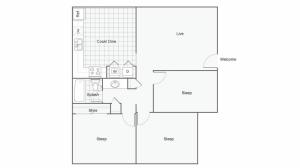 Floor Plan 7 | Apartments In Port Orchard WA | The Clubhouse at Port Orchard