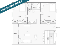 Floor Plan | The Social West Apartment Homes for Rent in Fort Collins CO 80521