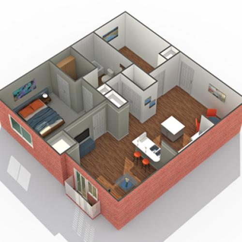 Floor Plan 10 | Apartments In Eden Prairie | Arrive Watertower