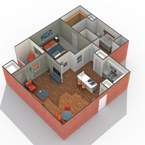 Floor Plan 13 | Eden Prairie Apartments MN | Arrive Watertower