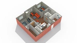 2 Bdrm Floor Plan | Luxury Apartments In Edina MN | Arrive Watertower