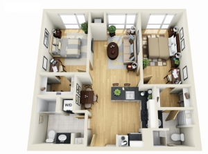 Floor Plan 20 | Minneapolis Apartments Near University Of Minnesota | Solhaus Apartments