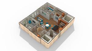 Floor Plan | Arrive River Oaks Apartment Homes for Rent in Houston TX 77098