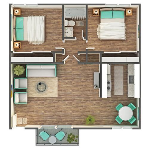 Floor Plan Layout | ReNew Park Viva Apartment Homes for Rent in Fairfield CA 94533