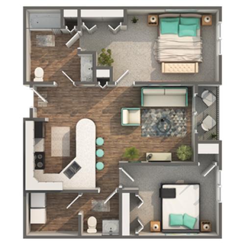 Floor Plan | Zen Chaska Apartment Homes for Rent in Chaska MN 55318
