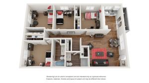 Floor Plan Image | Apartments Near CSU Chico | The Social Chico