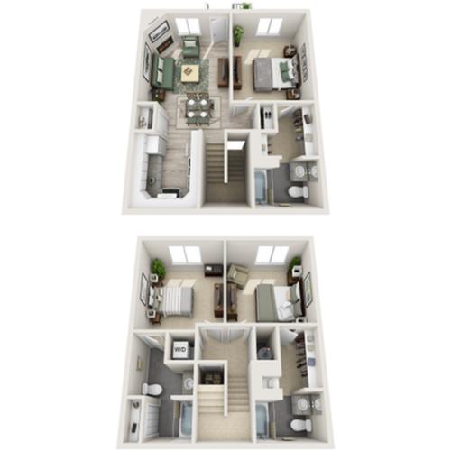 Floor Plan | The Social West Ames Apartment Homes for Rent in Ames IA 50014