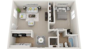Floor Plan Image | Dwell Apartment Homes Apartments For Rent Riverside CA 92507