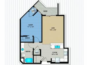 Floor Plan B2 | The Woodlands Apartments | Apartments in Menomonee Falls, WI
