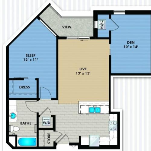 Floor Plan C2 | The Woodlands Apartments | Apartments in Menomonee Falls, WI