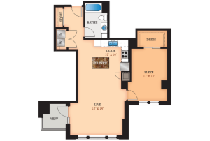 Floor Plan S | Domain | Apartments in Madison, WI