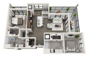 Floor Plan D5 | Synergy at the Mayfair Collection | Apartments in Wauwatosa, WI