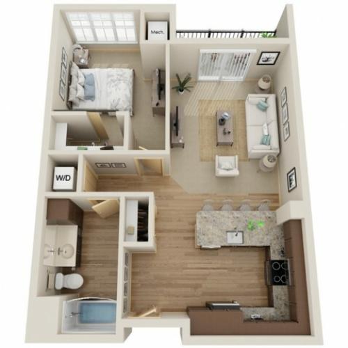 Floor Plan B4 | The Junction | Apartments in Menomonee Falls, WI