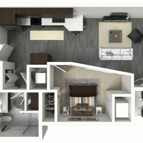 Floor Plan A4.1 | Synergy at the Mayfair Collection | Apartments in Wauwatosa, WI