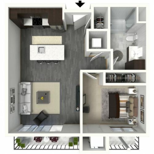 Floor Plan B4 | Synergy at the Mayfair Collection | Apartments in Wauwatosa, WI