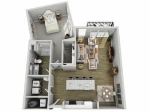 Floor Plan 1J | State Street Station | Apartments in Wauwatosa, WI