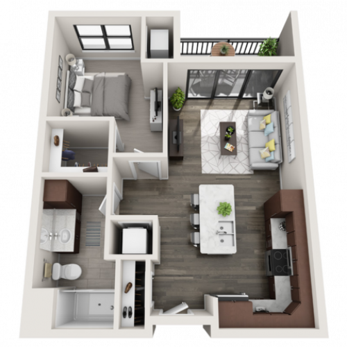 Floor Plan B5 | Synergy at the Mayfair Collection | Apartments in Wauwatosa, WI