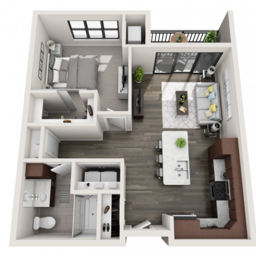 Floor Plan B3.2 | Synergy at the Mayfair Collection | Apartments in Wauwatosa, WI