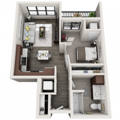 Floor Plan B2 | Synergy at the Mayfair Collection | Apartments in Wauwatosa, WI