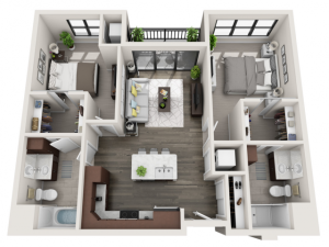 Floor Plan D2 | Synergy at the Mayfair Collection | Apartments in Wauwatosa, WI