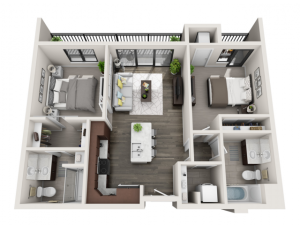Floor Plan D6 | Synergy at the Mayfair Collection | Apartments in Wauwatosa, WI