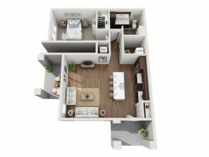 Floor Plan 1D | Seasons at Orchard Hills | Apartments in Oak Creek, WI