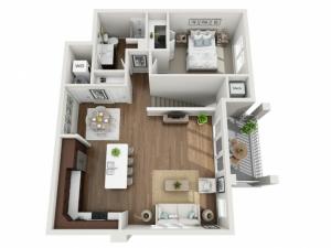 Floor Plan 1F | Seasons at Orchard Hills | Apartments in Oak Creek, WI